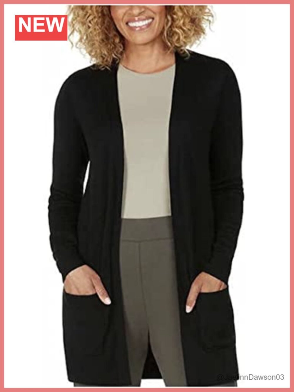 Lightweight Cardigan Perfect for Layering Long Sleeve Patch Pockets